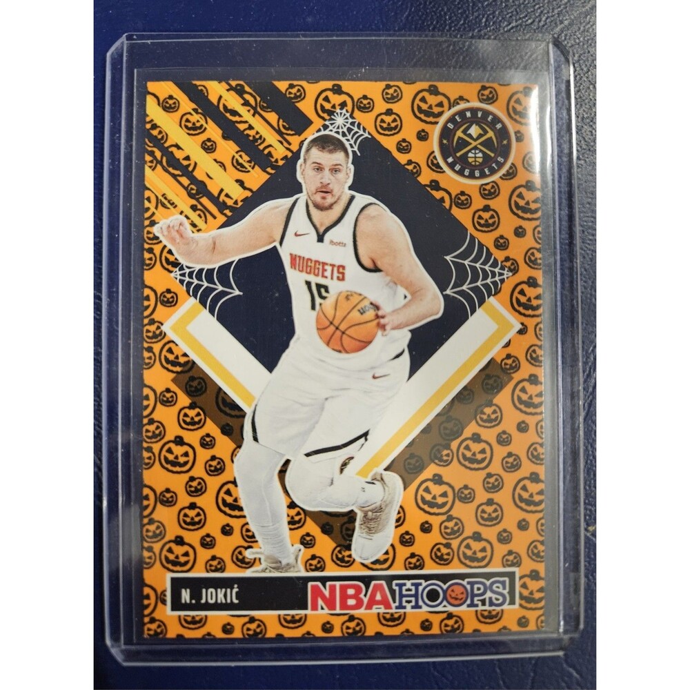 2024-25 Panini Haunted Hoops Nikola Jokic Orange Pumpkin Parallel SP Nuggets 289